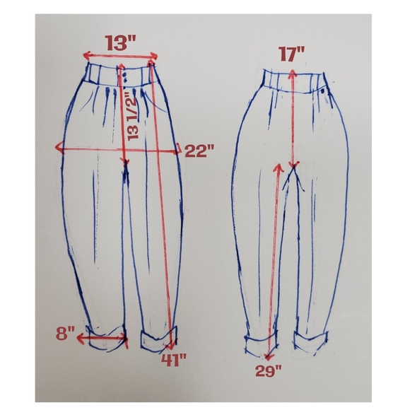 SOLD NWT Vtg 80's pants - Picture 8 of 8